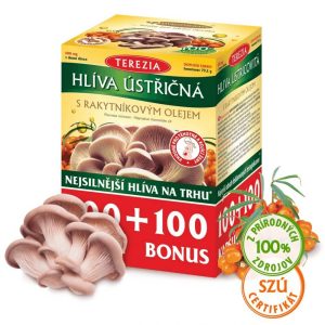 Hlíva ústřičná s rakytníkovým olejem TEREZIA 100 + 100 kapslí