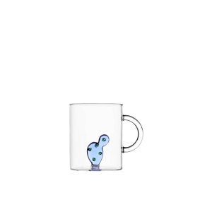 Šálek s modrým kaktusem 350 ml