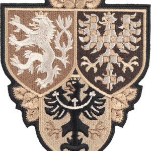 Nášivka: Hradní stráž – znak [bsz] hnědá