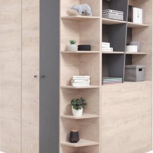 Meblar Rohová šatní skříň DELTA D1  135/190/135