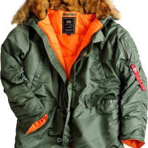 Alpha Industries Bunda N3B VF 59 šalvějová 3XL