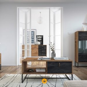 Piaski Obývací stěna DARK 1