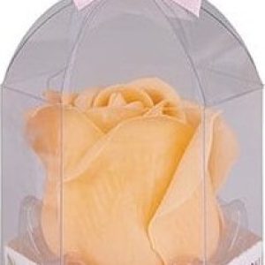 Accentra – Mýdlový květ oranžové růže v dárkovém boxu Mýdlový květ růže 5 g