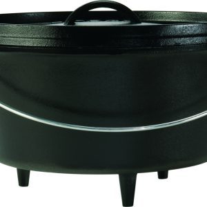 Litinový outdoorový hrnec Lodge 7,6 l s poklicí (Camp Dutch Oven)