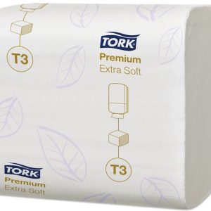 114276 Tork Premium skládaný toaletní papír Extra Soft, 2 vrstvy, bílý, 7560 ks, T3