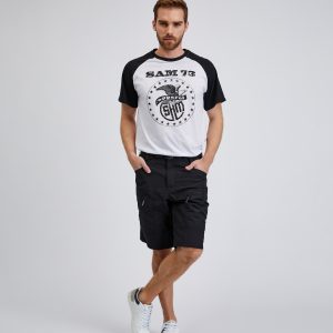 SAM 73 Pánské šortky ANDALUSIT Černá 2XL