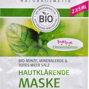 Lavera Pleťová maska čistící Máta, sůl z Mrtvého moře & Minerální jíl, Faces 2 x 5 ml