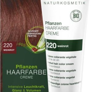 Logona Krémová barva na vlasy vínově červená, 220 150 ml