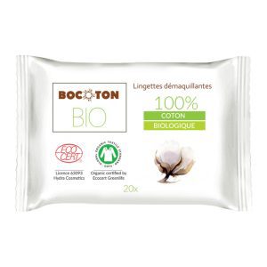 Bocoton Odličovací ubrousky z biobavlny 20 ks