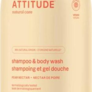 Attitude Dětské tělové mýdlo a šampon hruška, Baby leaves 473 ml