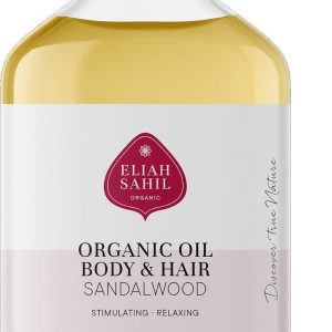 Eliah Sahil Organic Tělový a vlasový olej santalové dřevo 100 ml