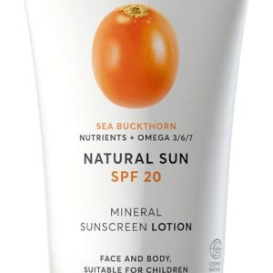 MOSSA Minerální opalovací krém SPF 20, Natural Sun 100 ml