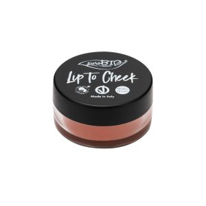 puroBIO cosmetics Na rty a tváře 01, Carrot 5 g