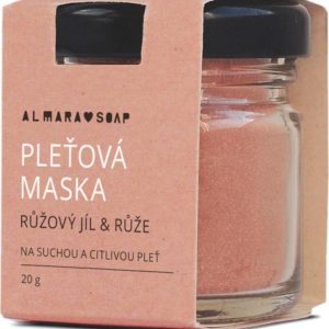 Almara Soap Pleťová maska Růžový jíl a růže 25 g