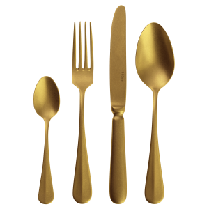 Sada příborů 24 ks – Baguette Vintage PVD zlatá