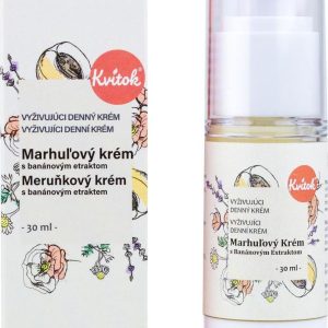 Kvitok Vyživující meruňkový denní krém s banánovým extraktem 30 ml