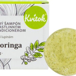 Kvitok Tuhý šampon s rostlinným kondicionérem, Moringa 25 g