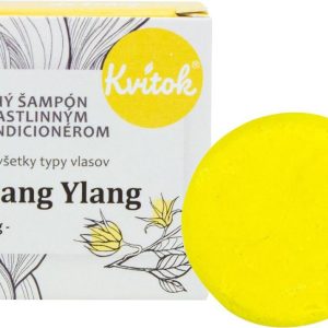 Kvitok Tuhý šampon s rostlinným kondicionérem, Ylang Ylang 25 g