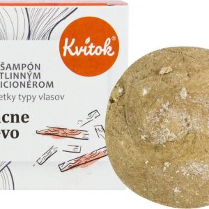 Kvitok Tuhý šampon s rostlinným kondicionérem, Vzácné dřevo XXL 50 g