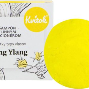 Kvitok Tuhý šampon s rostlinným kondicionérem, Ylang Ylang XXL 50 g