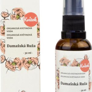 Kvitok Květová voda damašská růže 30 ml