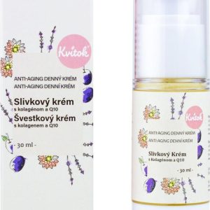 Kvitok Švestkový denní krém s kolagenem a Q10 30 ml