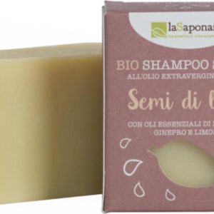laSaponaria Tuhý šampon se lněným olejem BIO 100 g