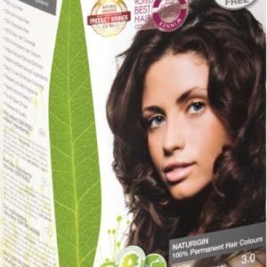 NATURIGIN Přírodní tmavě hnědá kávová barva na vlasy 3.0 1 ks