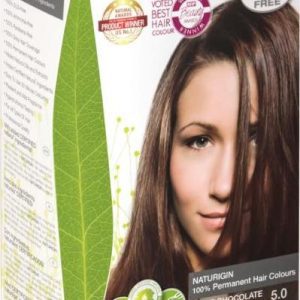 NATURIGIN Přírodní světle hnědá čokoládová barva na vlasy 5.0 1 ks