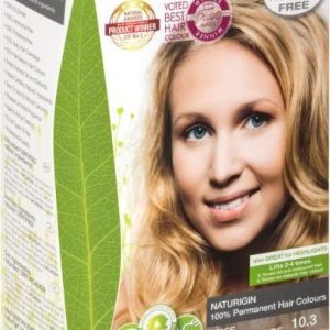 NATURIGIN Přírodní světlá blond barva na vlasy s teplým odleskem 10.3 1 ks