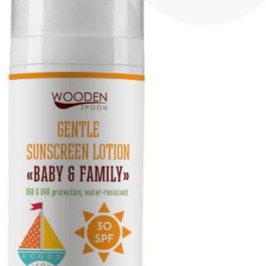 WOODEN SPOON Opalovací tělové mléko Baby & Family SPF 30 50 ml