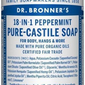 Dr. Bronner’s Tekuté universální mýdlo ALL-ONE!, Peppermint 240 ml