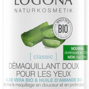 Logona Jemný odličovač očního make-upu s bio aloe vera a bio mandlovým olejem 125 ml