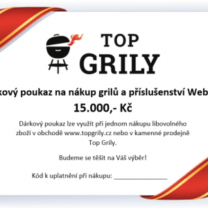 Topgrily.cz Dárkový poukaz 15.000 Kč