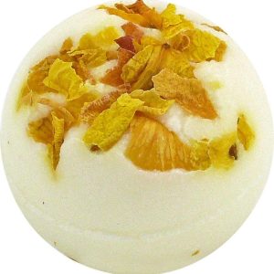 Ceano Cosmetics Krémová kulička do koupele žlutá růže 50 g,1 ks