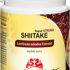 Superionherbs Shiitake, kapsle 90 ks, 45 g