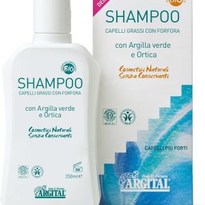 Argital Šampon na mastné vlasy proti lupům s kopřivou 250 ml