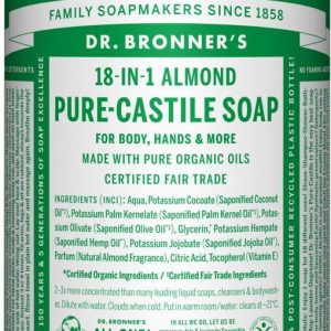 Dr. Bronner’s Tekuté universální mýdlo ALL-ONE!, Almond 945 ml