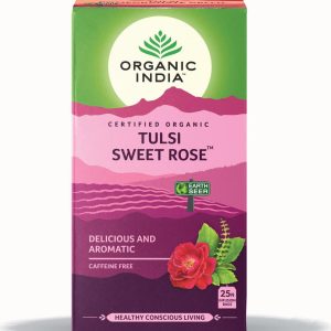 Organic India Čaj Tulsi Sweet Rose, bio 28,8 g, 25 ks