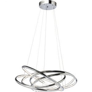 KARE Design Lustr Saturn LED Chrome – velký