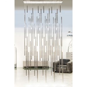 KARE Design Lustr Living Vegas Deluxe Chrome LED