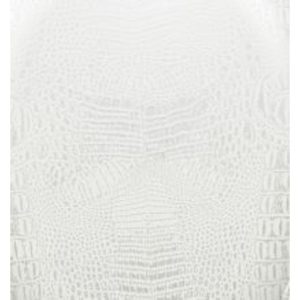 KARE Design Dekorativní polštář Croco bílý 40x40cm