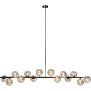 KARE Design Stropní světlo Scala Balls – černé 150cm