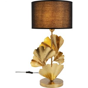 KARE Design Stolní lampa Flores – zlatá, 62cm