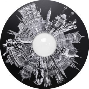 KARE Design Dekorace na zeď City Pupil 160cm