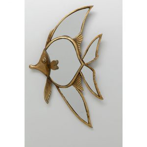 KARE Design Dekorace na zeď Ryba se zrcadlem