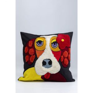 KARE Design Dekorační polštář Make Up Dog 45x45cm