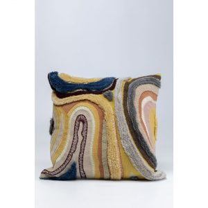 KARE Design Dekorační polštář Lava – hnědý 45x45cm