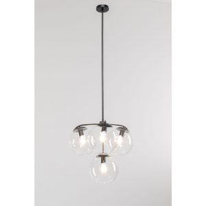 KARE Design Lustr Lasmina – černý, 4 světla