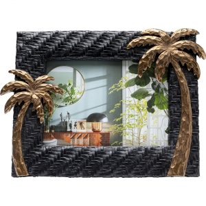 KARE Design Fotorámeček Palm Beach – černý, 26x19cm